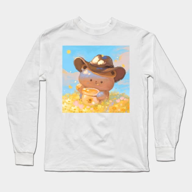 Honey Bear Long Sleeve T-Shirt by happyyu